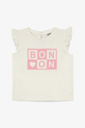 T-shirt - Tika écru Bébé coton organique imprimé