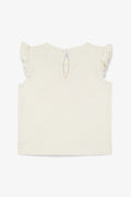 T-shirt - Tika écru Bébé coton organique imprimé