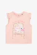 T-shirt - Tika Pink Baby organic cotton Print