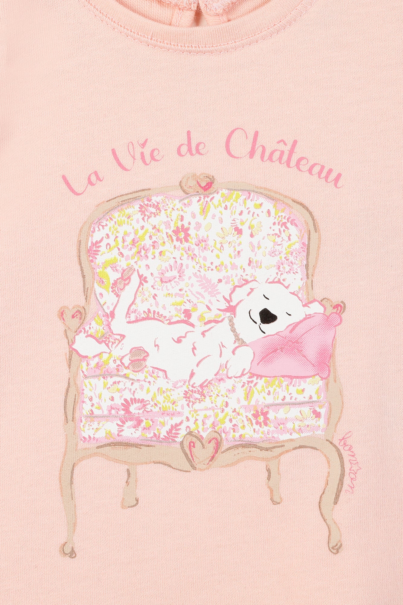 T-shirt - Tika rose Bébé coton organique imprimé