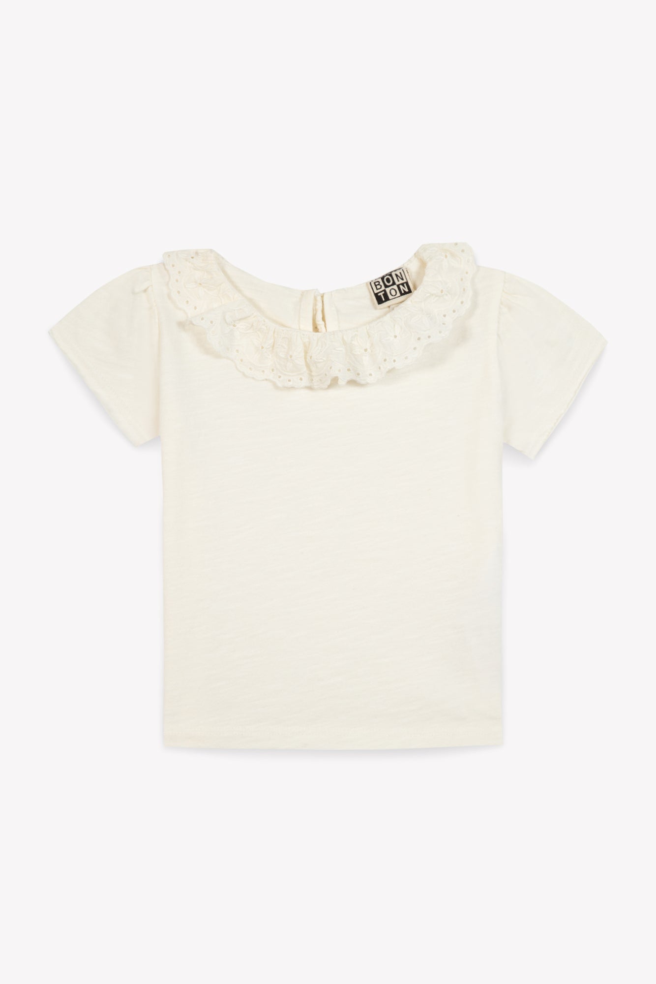 T-shirt - Irisa écru Bébé coton organique imprimé