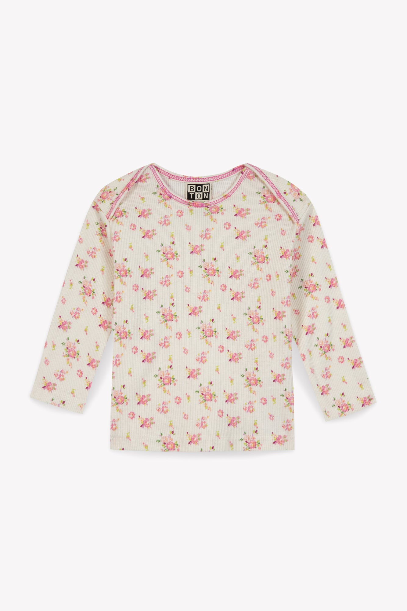 Tee-shirt - Tina rose Bébé coton imprimé