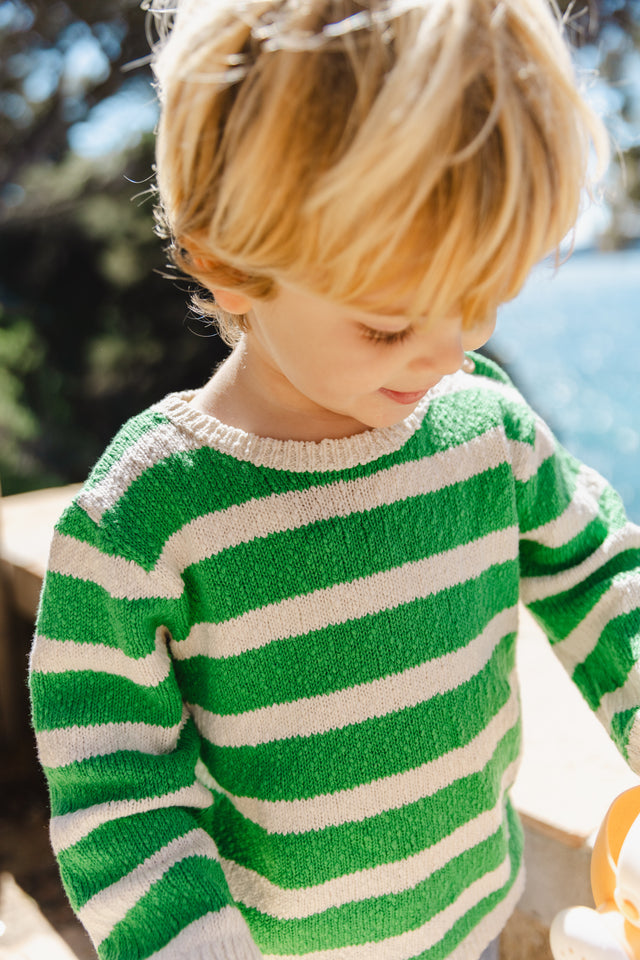 Sweater - Marino Green Baby cotton - Image alternative