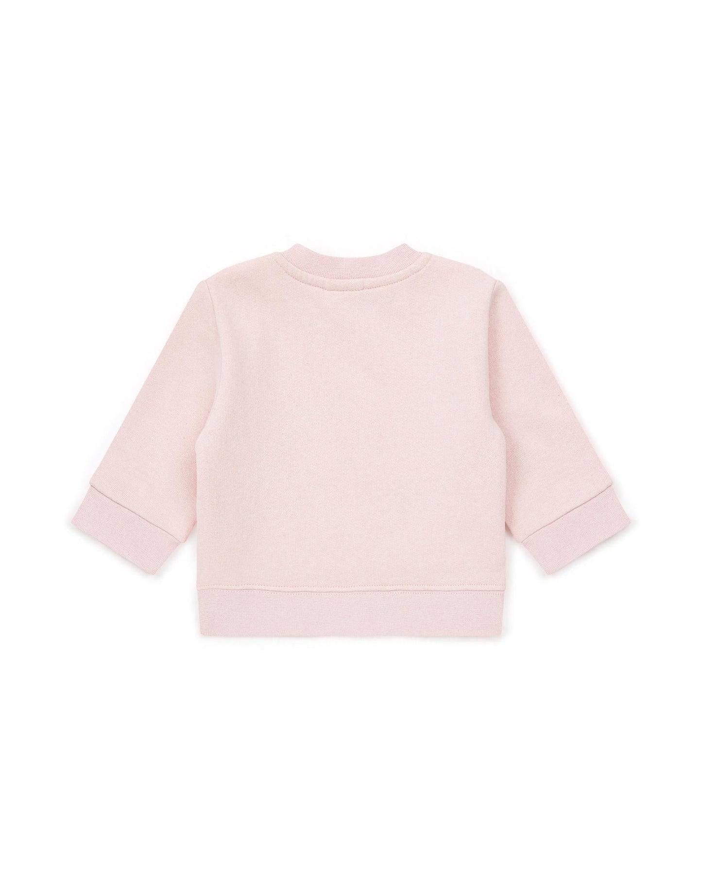 Sweatshirt - Breakfast Pink Baby in organic cotton