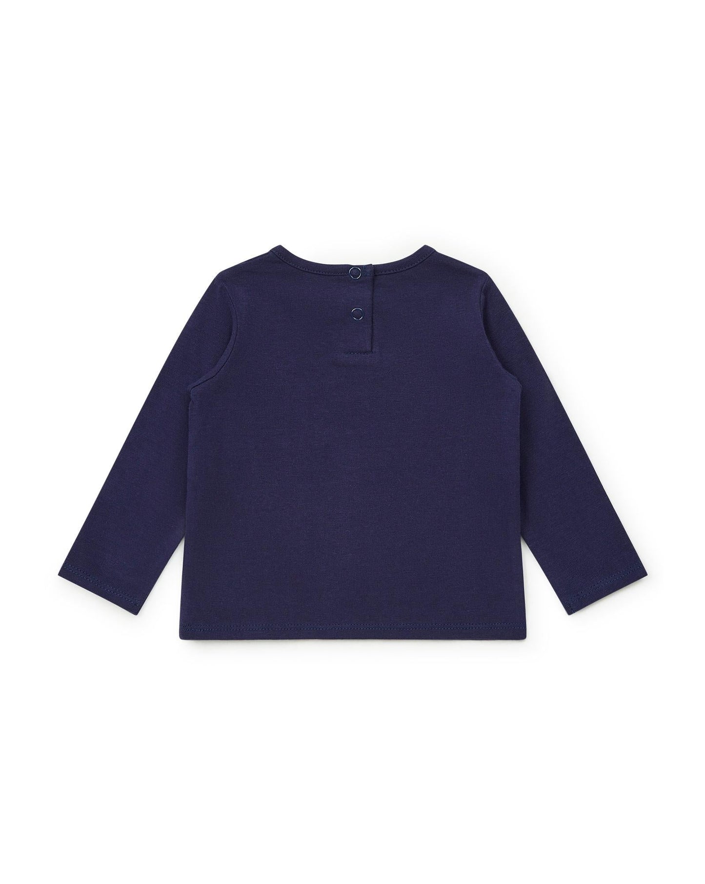 T -shirt - ML Fox Blue In 100% organic cotton