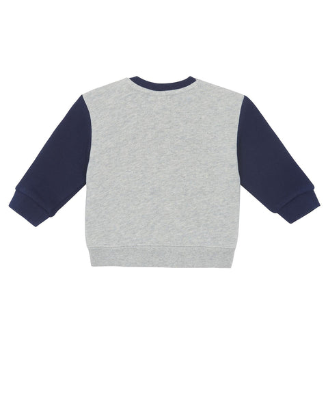 Sweatshirt - School Grey Baby In 100% organic cotton - Image principale
