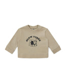 Sweatshirt - Slow Vibes Grey Baby in organic cotton
