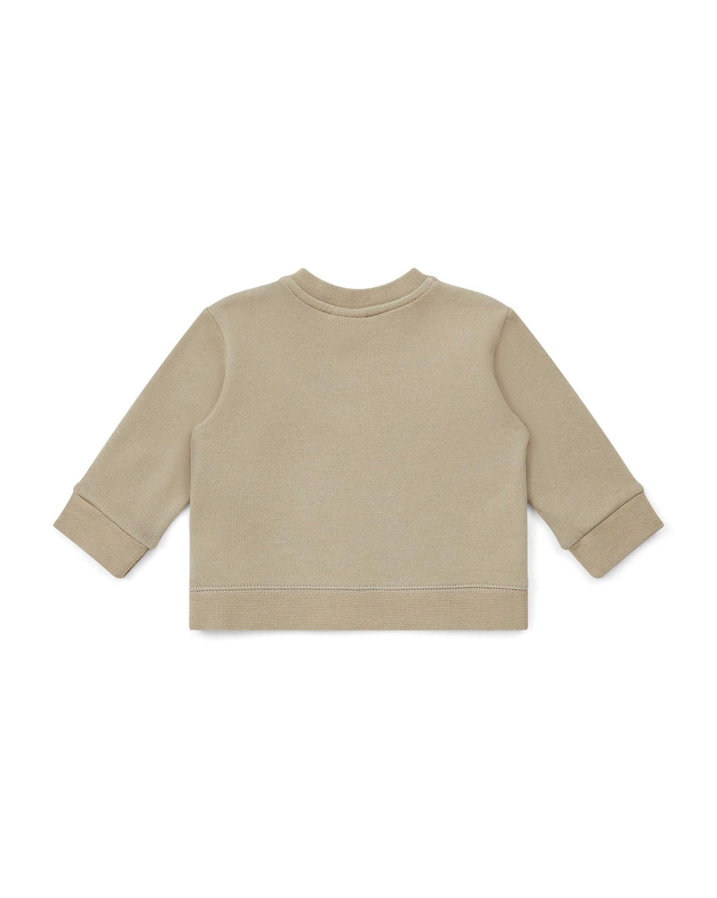 Sweatshirt - Slow Vibes Grey Baby in organic cotton