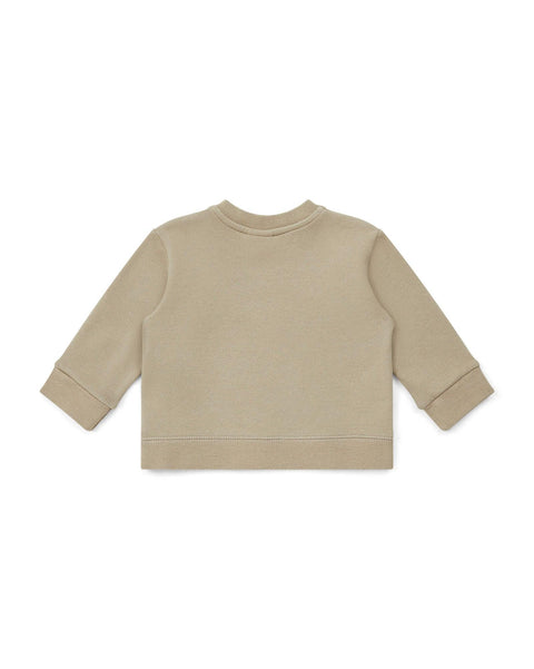 Sweatshirt - Slow Vibes Grey Baby in organic cotton - Image principale