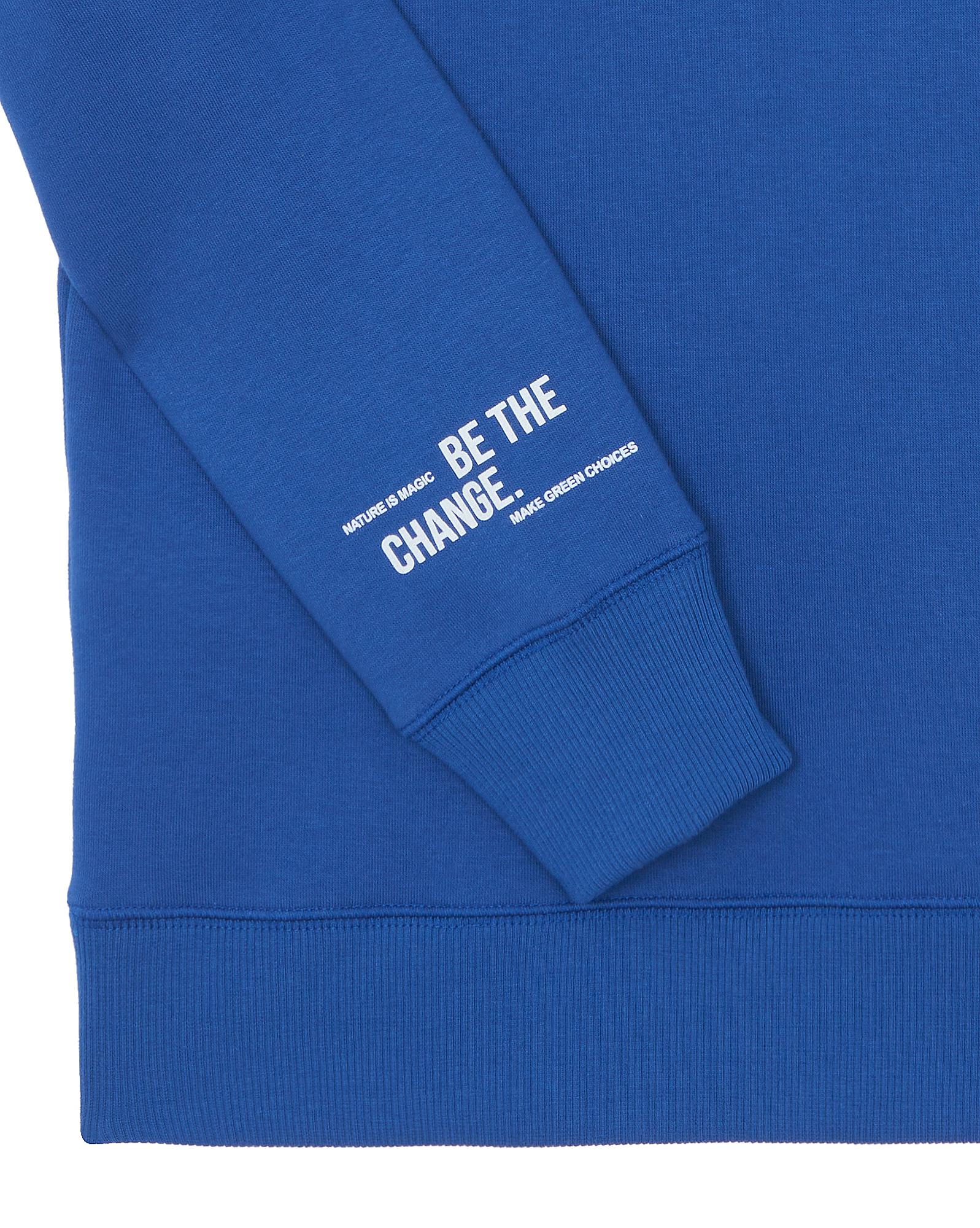 Sweat à capuche bleu West B the Change