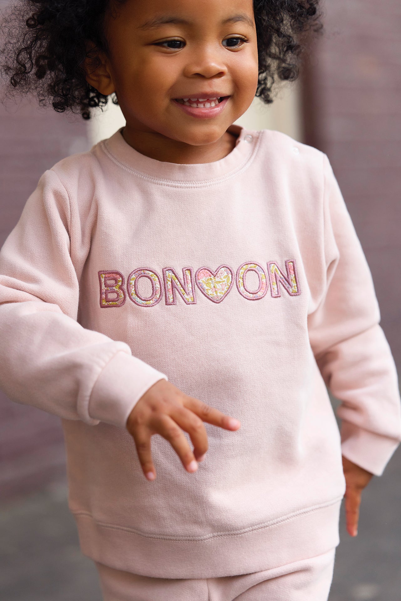 Sweatshirt - Smily Pink clear