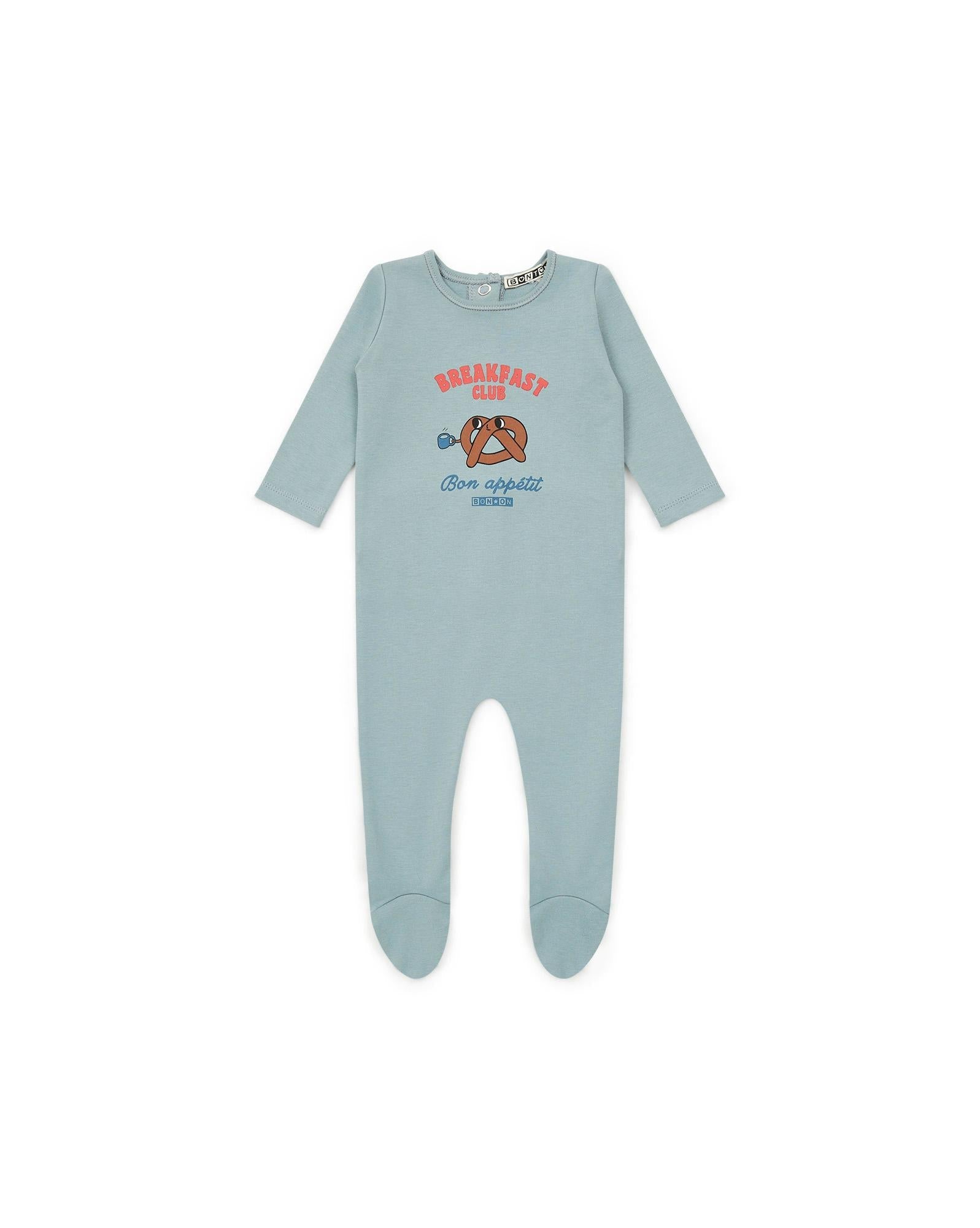 Pyjama bleu Bébé coton biologique