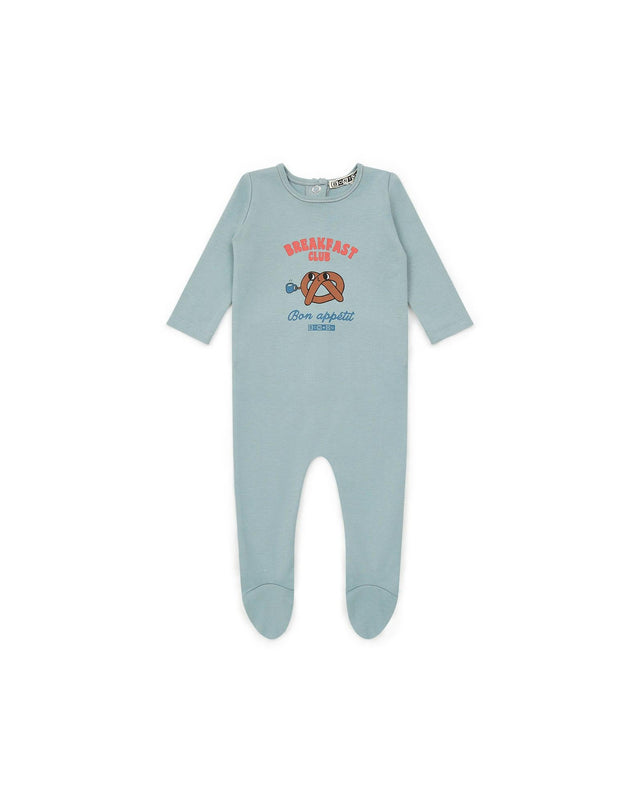 Pyjama - bleu Bébé coton biologique - Image principale