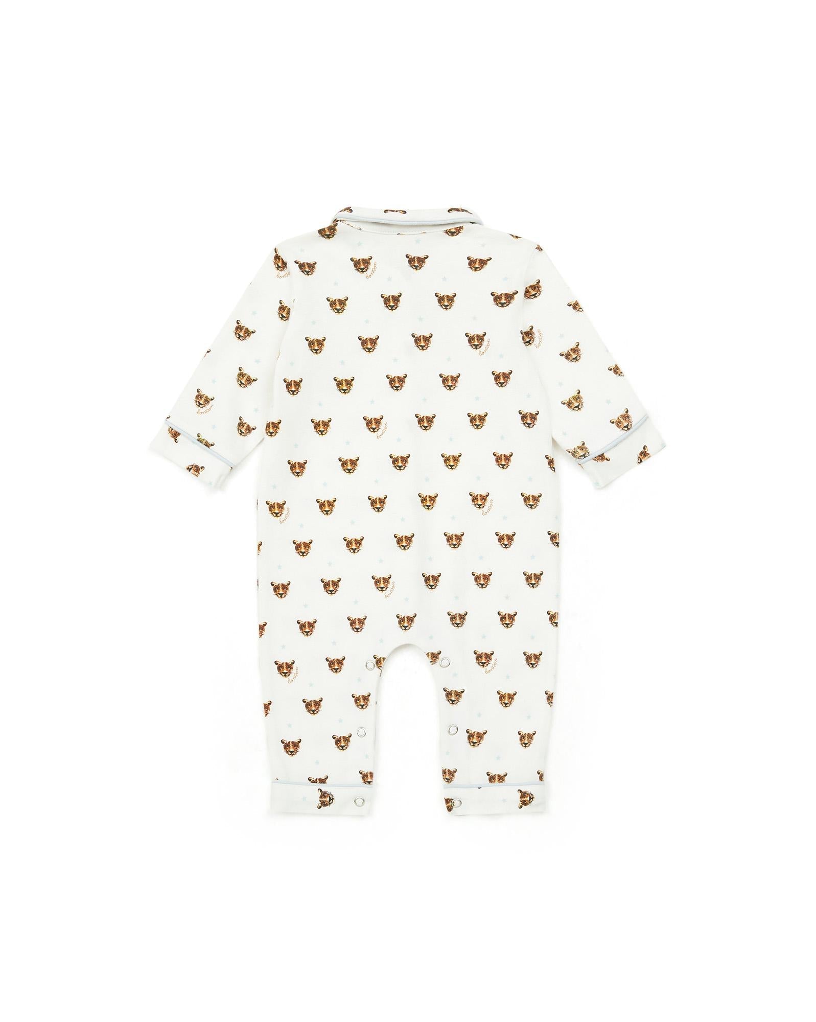 Pyjama marron Bébé coton biologique