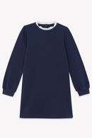 Robe - Tilia bleue col dentelle