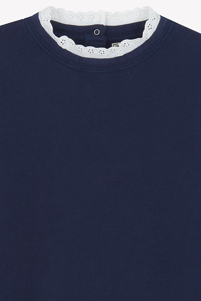 Robe - Tilia bleue col dentelle - Image alternative