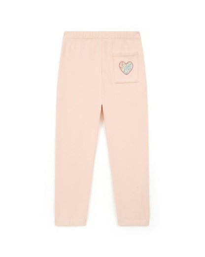 Trousers Jogging Liberty Pink In 100% organic cotton