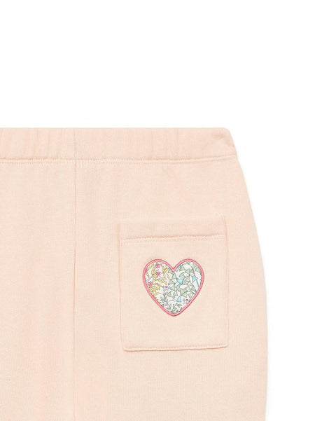 Pantalon - Jogging - Liberty rose en 100% coton biologique - Image principale