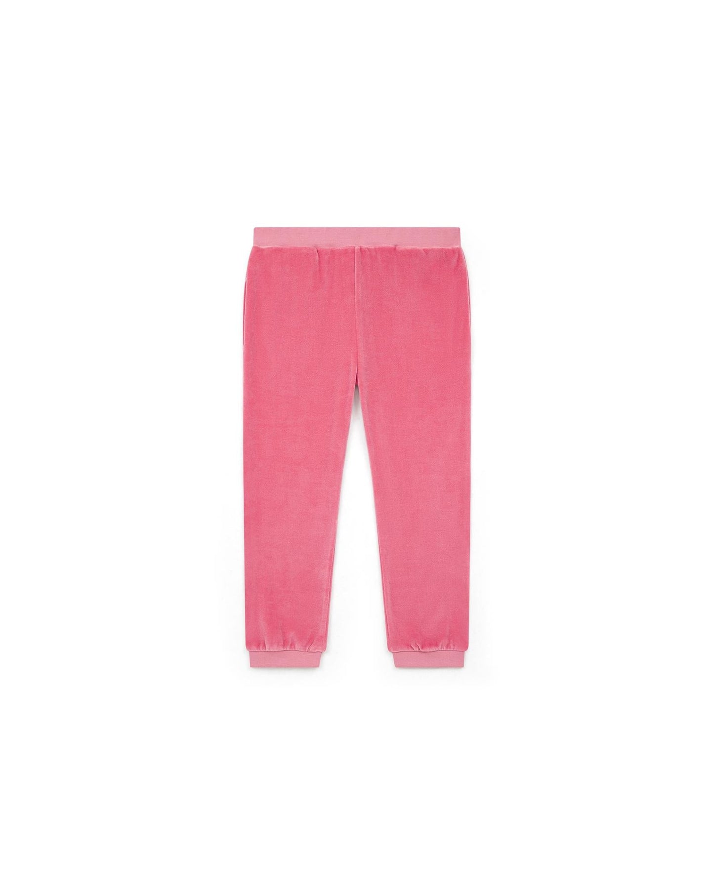 Trousers Jogging Pink in Velvet