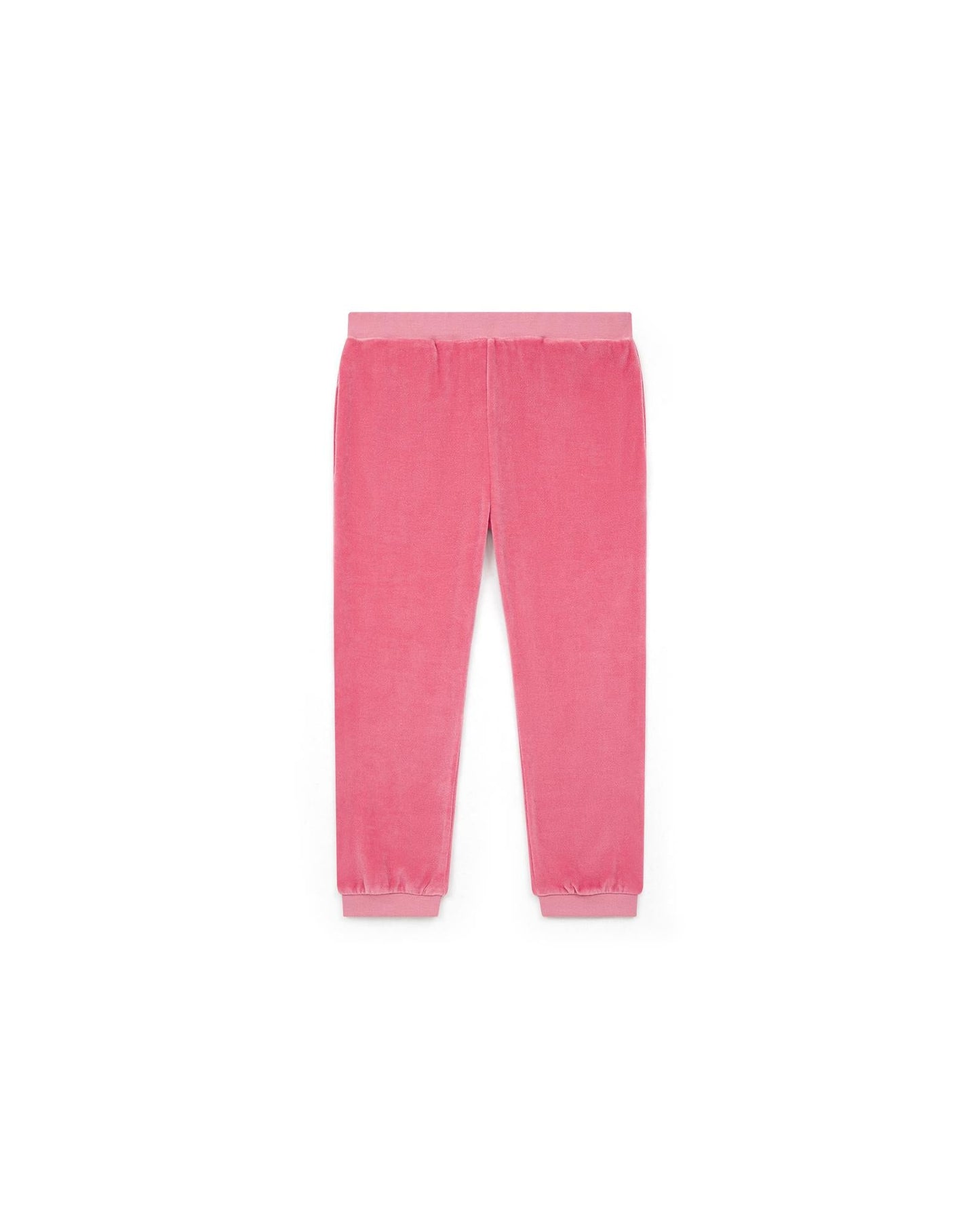 Pantalon - Jogging rose en velours