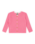 Cardigan - Mouton rose coton organique