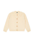 Cardigan - Cotton ecru corole Knitwearopenwork