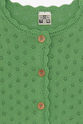 Cardigan - Lou Green cotton Knitwearopenwork