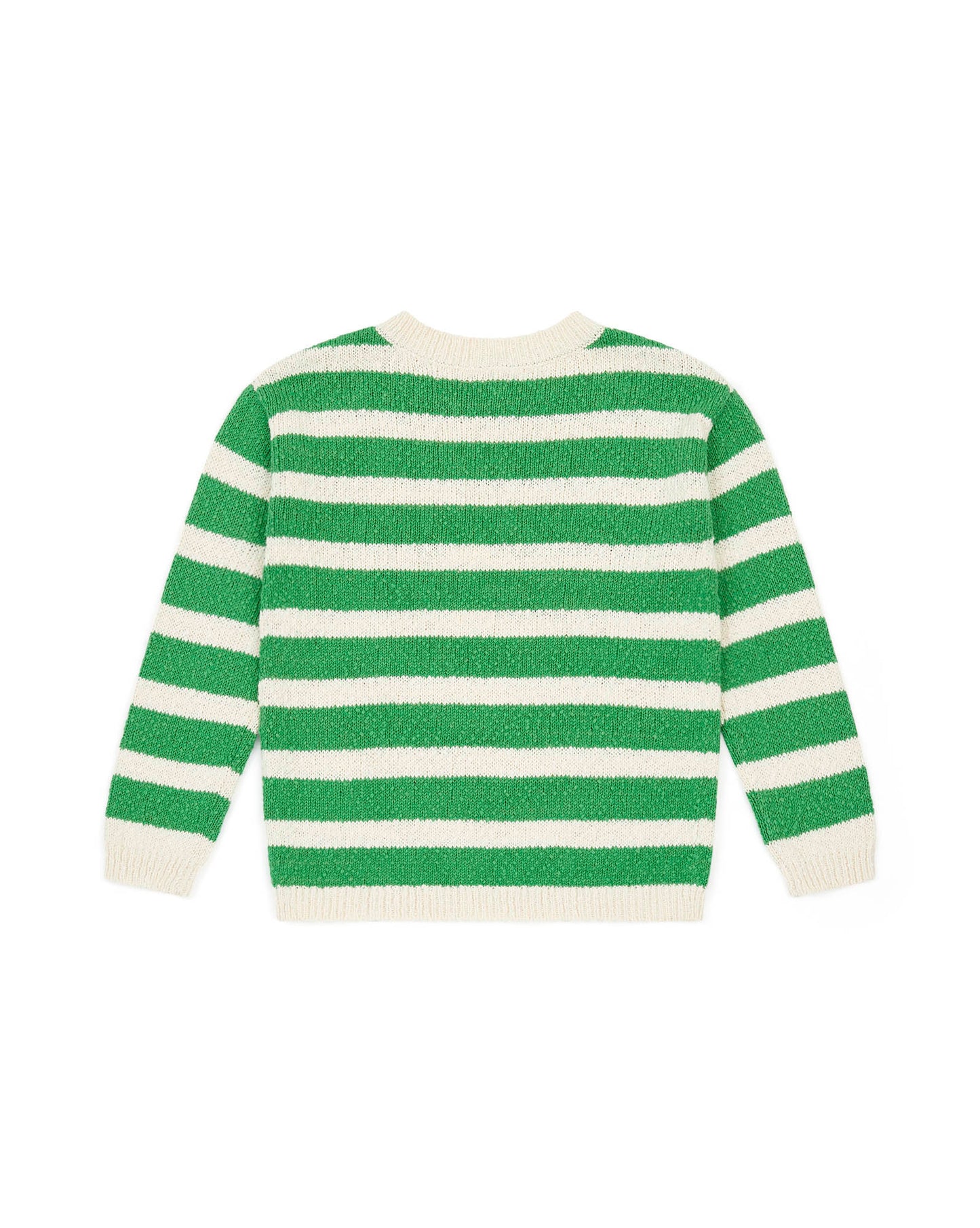 Pull - Marina vert coton marinière