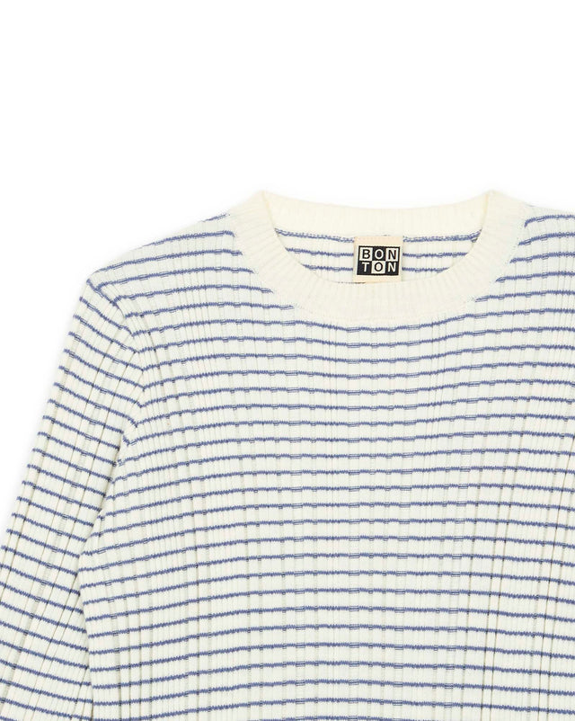 Sweater - Girly Blue stripe - Image alternative