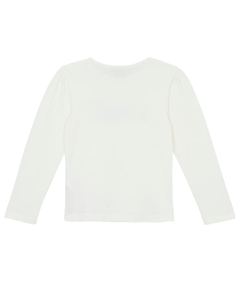 T-shirt - Love beige en 100% coton - Image principale