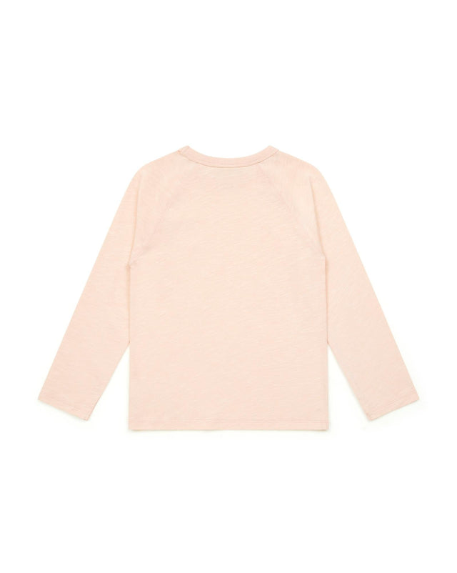 T -shirt - Badge Pink in 100% organic cotton certified GOTS - Image alternative