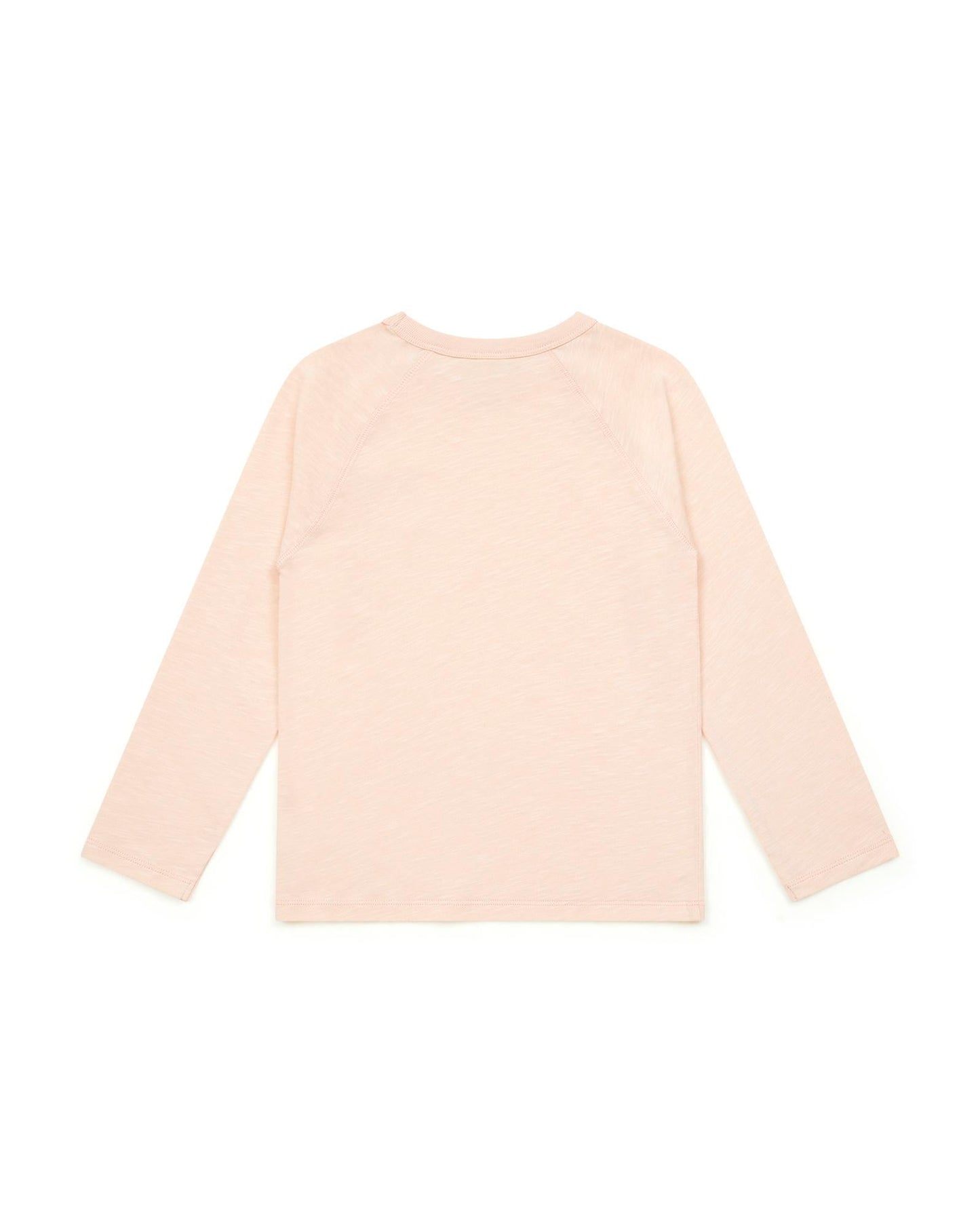 T -shirt - Badge Pink in 100% organic cotton certified GOTS