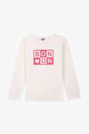 T-shirt - Titty crème bonton