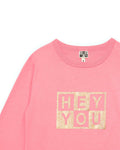 T-shirt - Heyyou rose en coton biologique certifié GOTS