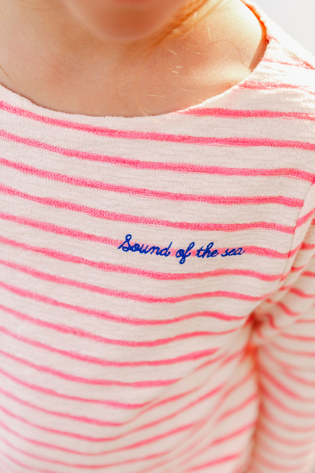 T-shirt - Navy Pink marinous cotton - Image alternative