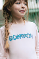 T-shirt - Titty rose clair bonton