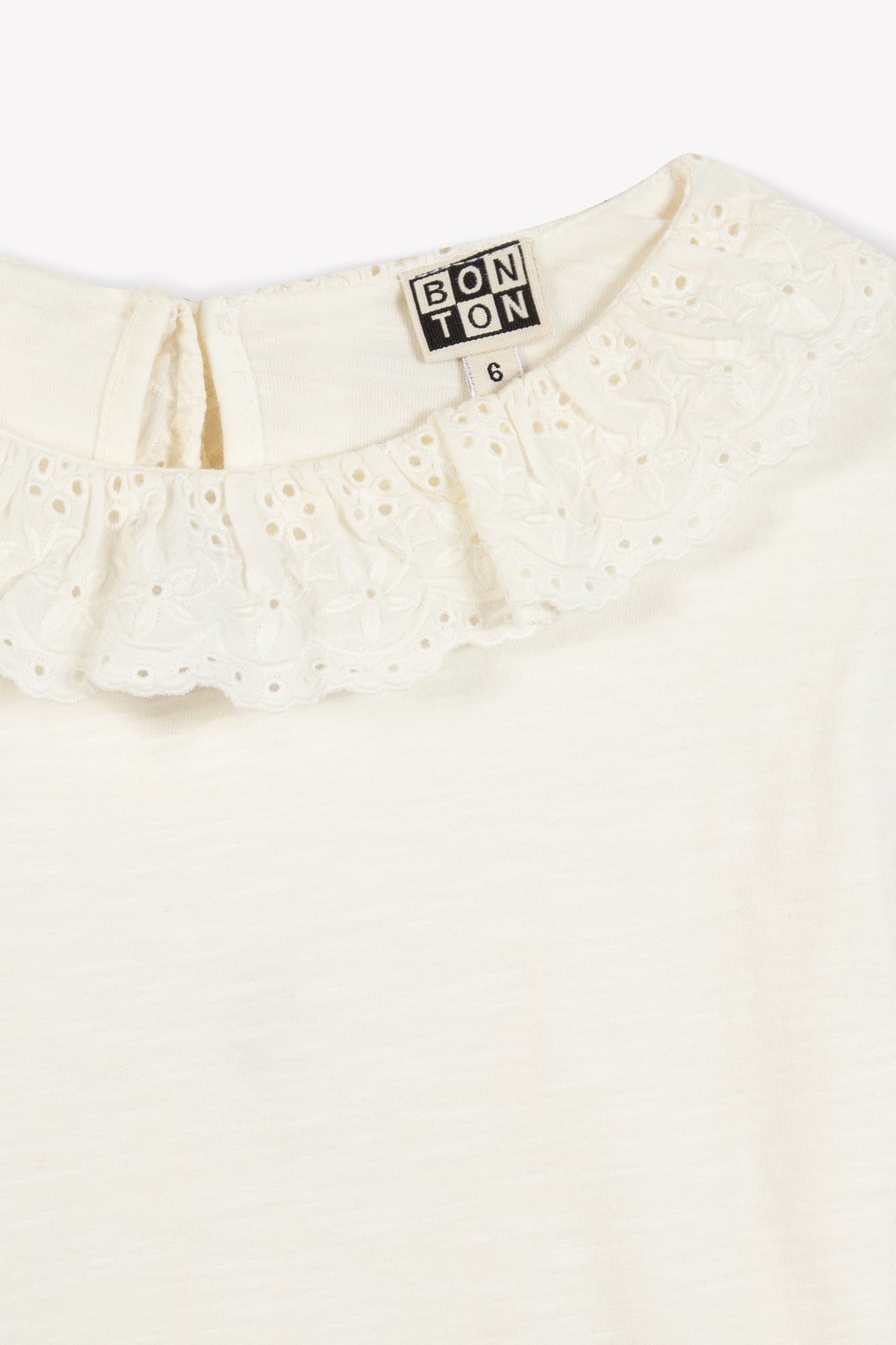 T-shirt - Tiris écru coton organique