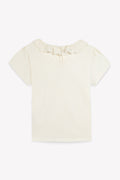 T-shirt - organic cotton ecru tiris