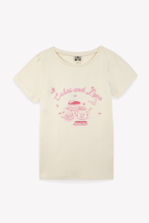 T-shirt - Thym écru coton organique - Image principale