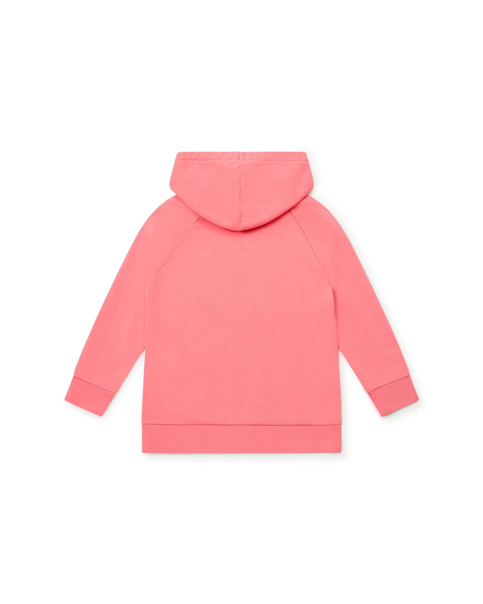Sweat cap Amour rose à capuche