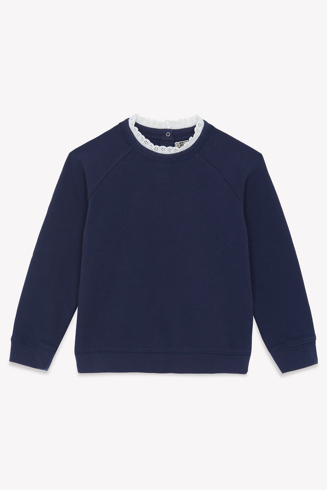 Sweatshirt - Tilia Blue biological cotton - Image principale