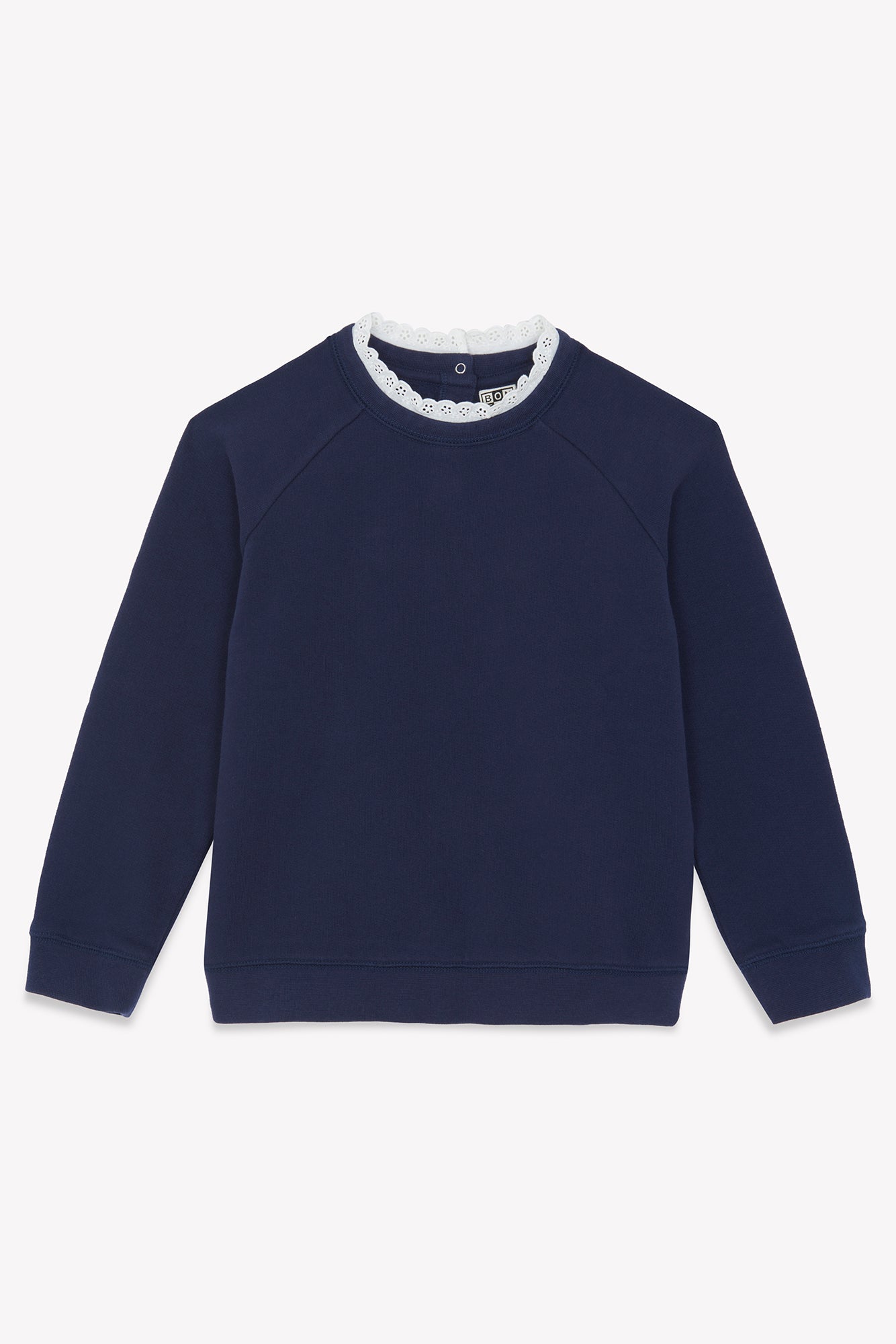 Sweat tilia bleu coton biologique