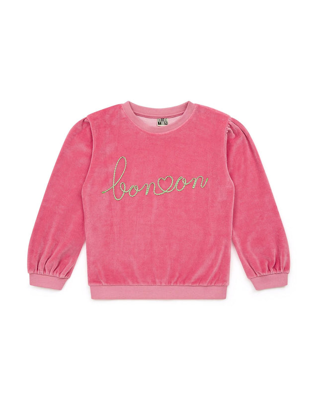 Sweatshirt - Pink in Velvet - Image principale