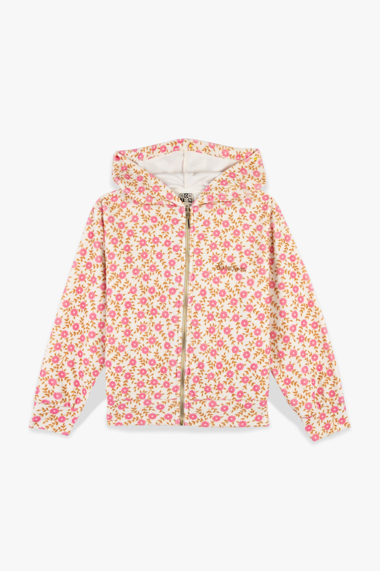 Sweatshirt - Bonton cream foulfleur sax