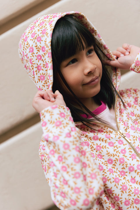 Sweatshirt - Bonton cream foulfleur sax - Image principale