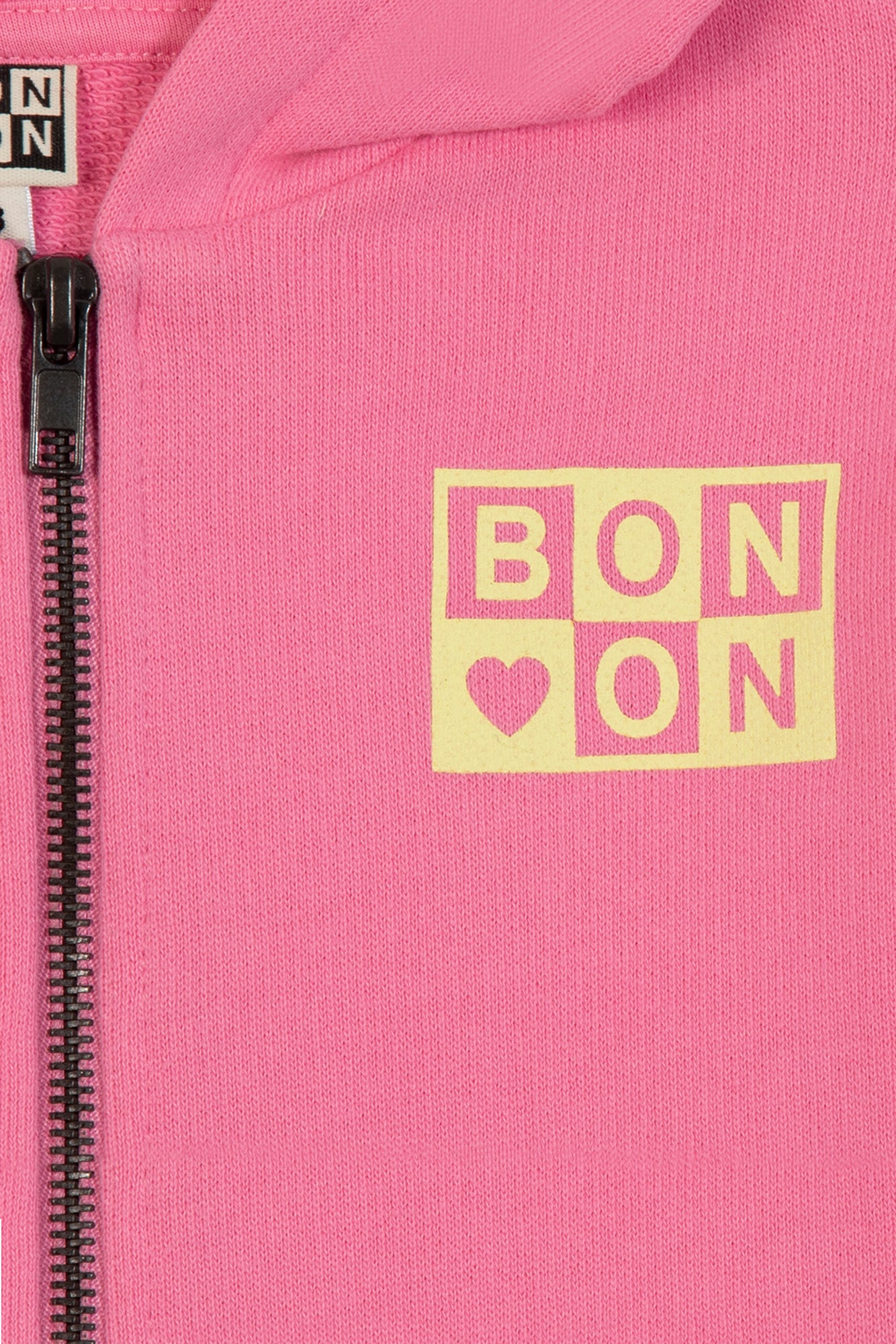 Sweat - Saxo rose coton organique imprimé Antoinette