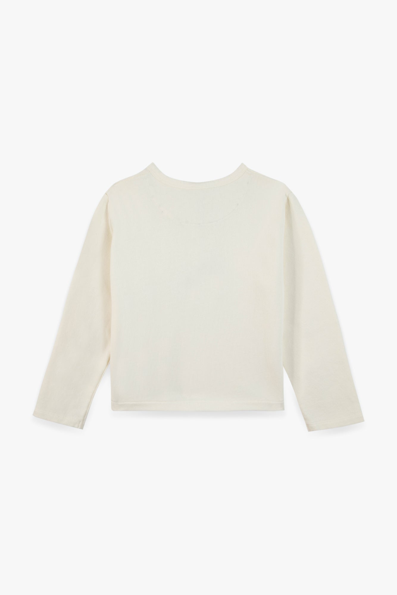Cardigan - Sister Ecru  cotton Fleece