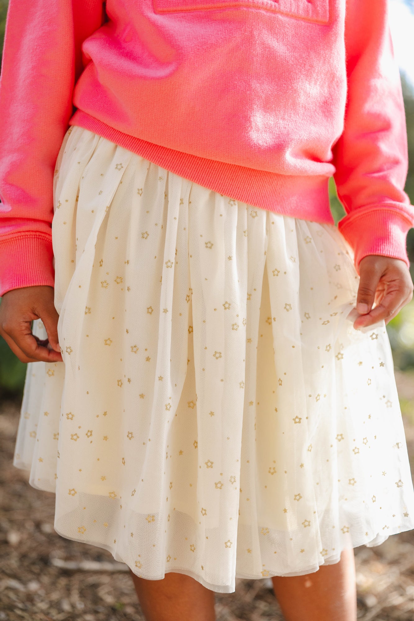 Skirt - tutu Long Crue Tulle Print star