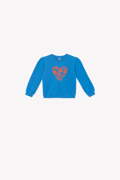 Sweatshirt - Smack Heart pattern Edelweiss - Image principale
