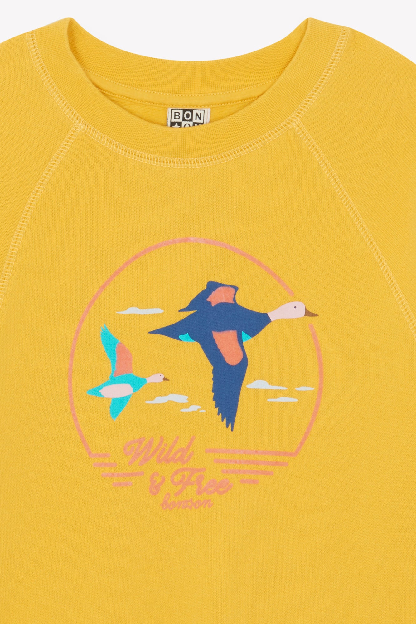 Sweatshirt - Star Yellow retro